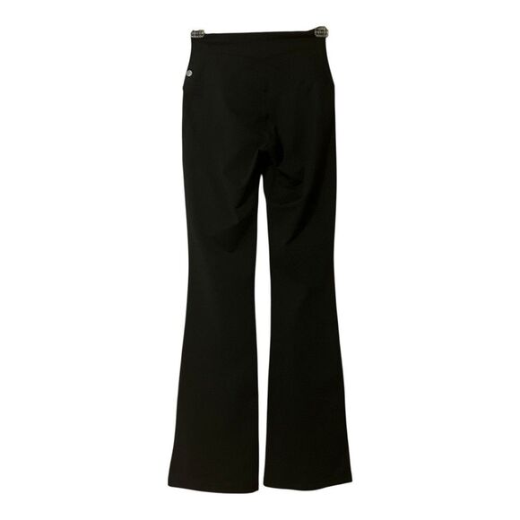 Zella Womens Size 0 Black Flare Workout Yoga Pants Legging - Picture 3 of 5